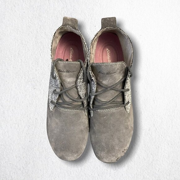 Grey Suede Eddie Bauer Transition Chukka Grey Size 7.5 - Picture 8 of 9